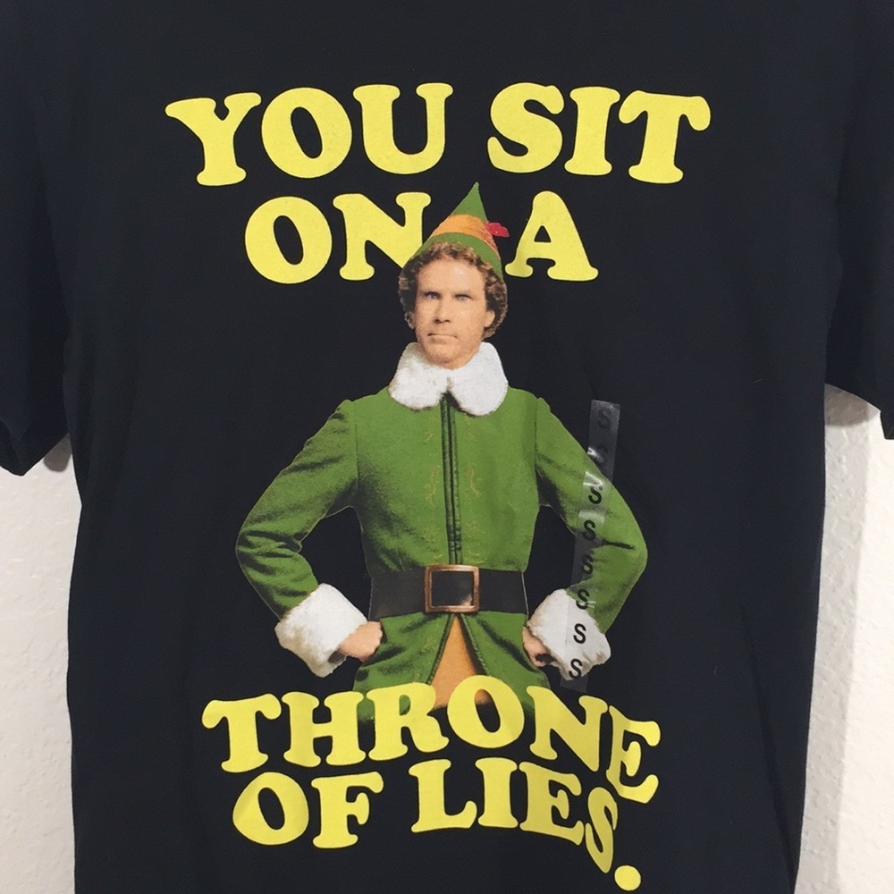 Elf You Sit On A Throne Of Lies Small Will Ferrell - Picture 2 of 5